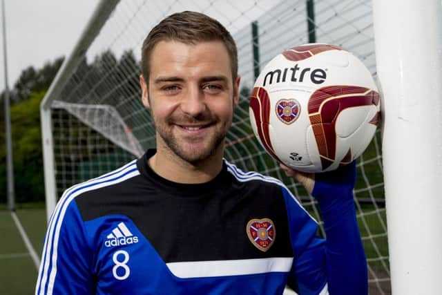 Hearts midfielder Scott Robinson. Picture: SNS
