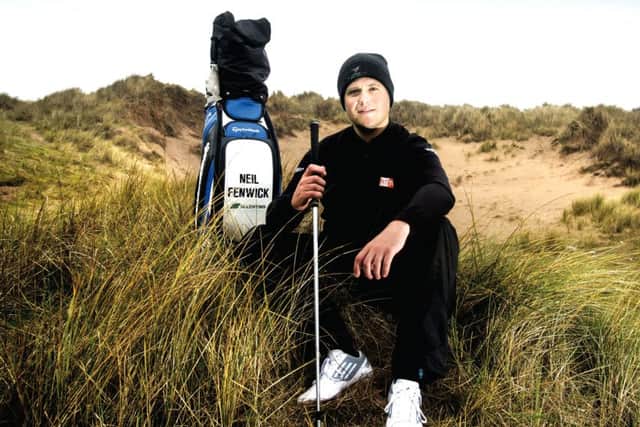 Neil Fenwick at Montrose Links. Picture: Kenny Smith