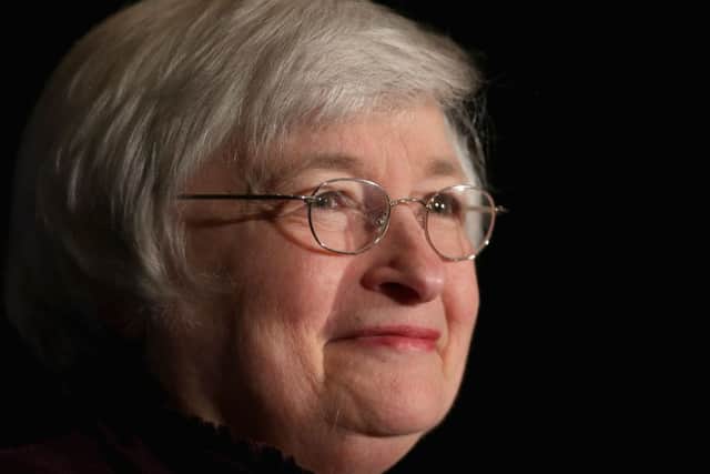 Janet Yellen, who chaired the Federal reserve talked up growth prospects. Picture: Getty
