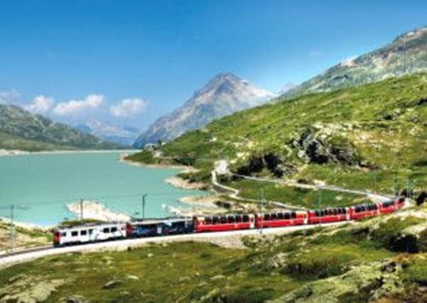 Bernina Express goes from Tirano in Italy to St Moritz in Switzerland. Picture: Contributed