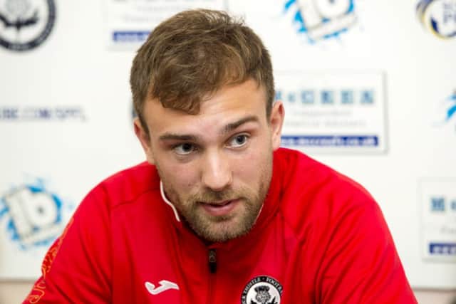 Partick Thistle's Conrad Balatoni speaks to the media ahead of taking on Hibernian. Picture: SNS