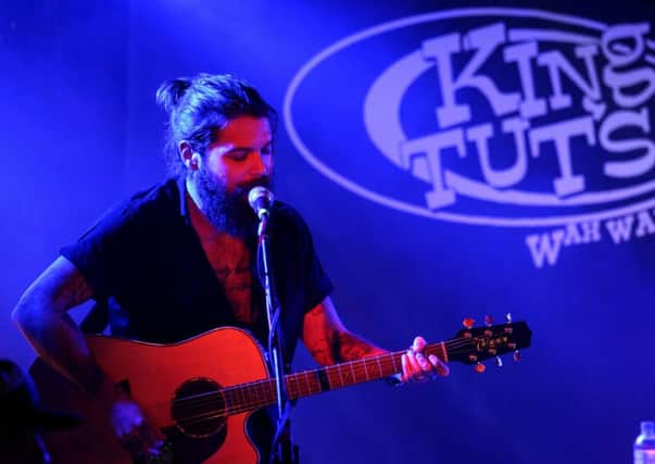Biffy Clyro's Simon Neil performing during the band's exclusive launch gig for XFM Scotland at King Tut's in  Glasgow in front of just 200 lucky XFM winners, all in aid of XFM's fund for War Child.  Picture: PA