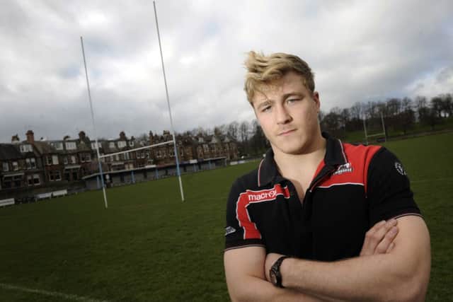 Edinburgh and Scotland rugby player David Denton. Picture: TSPL