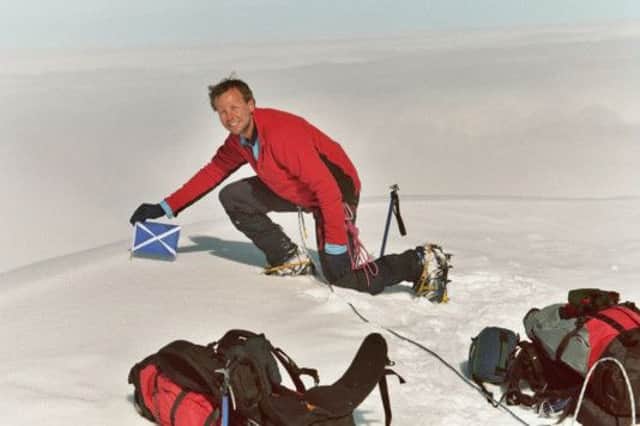 Bob Kerr on Gunnbjorn Fjeld in Greenland