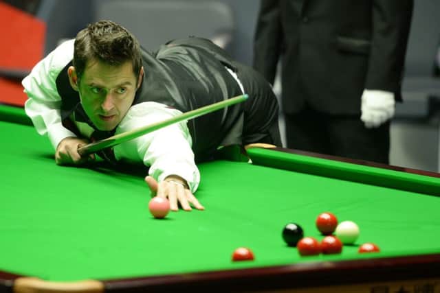 Ronnie OSullivan didnt get it all his own way in the opening session. Picture: PA