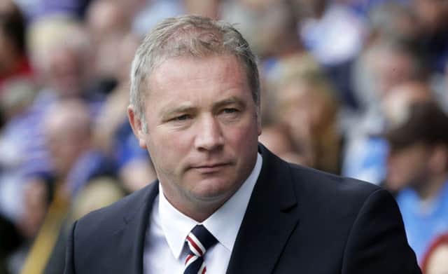 Ally McCoist, who is set to miss out on a bonus for the second year running. Picture: PA