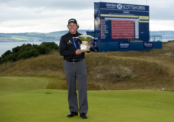 Phil Mickelson went on to win The Open following last years Scottish Open victory at Castle Stuart in Inverness. Picture: SNS
