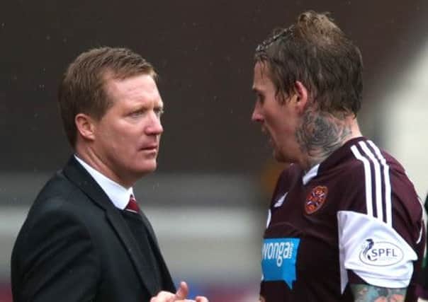 Ryan Stevenson believes Hearts manager Gary Locke should be given  a new contract. Picture: PA