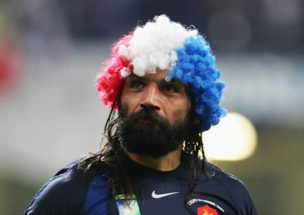 Sebastien Chabal pictured celebrating France's win over New Zealand in the 2007 Rugby World Cup quarter final. Picture: Getty