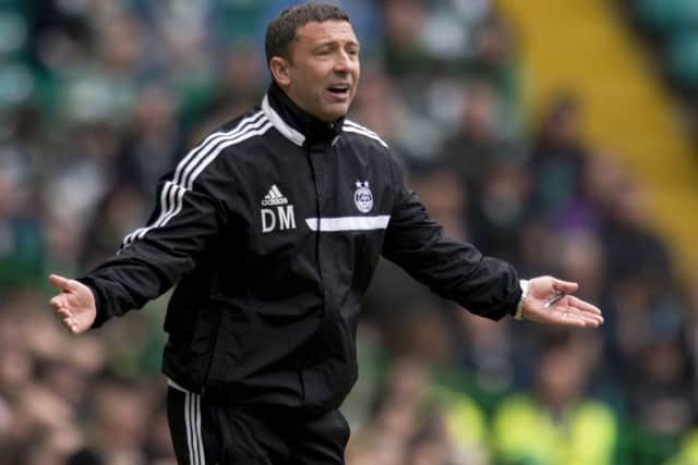 Aberdeen manager Derek McInnes wants second place in the Premiership. Picture: SNS