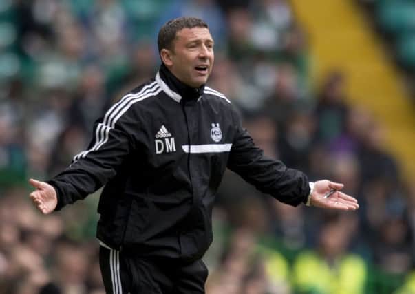 Aberdeen manager Derek McInnes wants second place in the Premiership. Picture: SNS