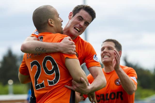 Dundee United hope to finish in the top three of the Premiership. Picture: SNS