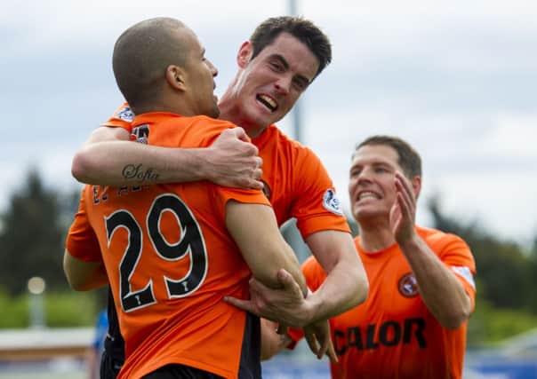 Dundee United hope to finish in the top three of the Premiership. Picture: SNS