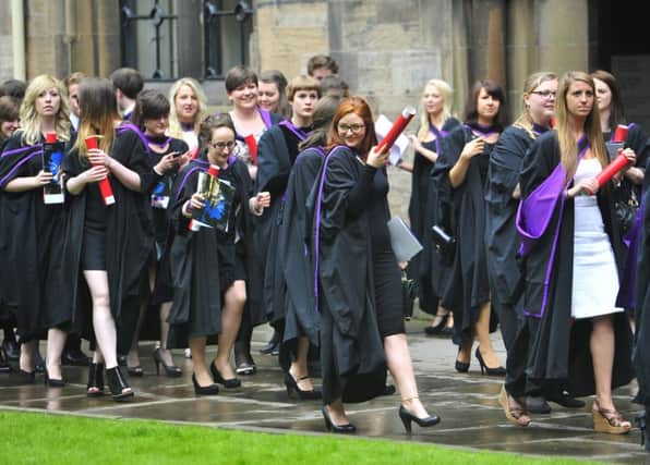 The number of Scots educated to degree level is proportionally higher than most of the UK. Picture: Robert Perry