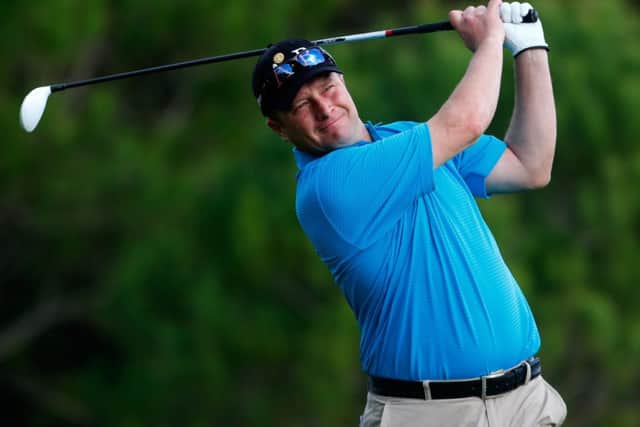 Greig Hutcheon hopes to be the 2014 PGA champion at Gleneagles. Picture: Getty