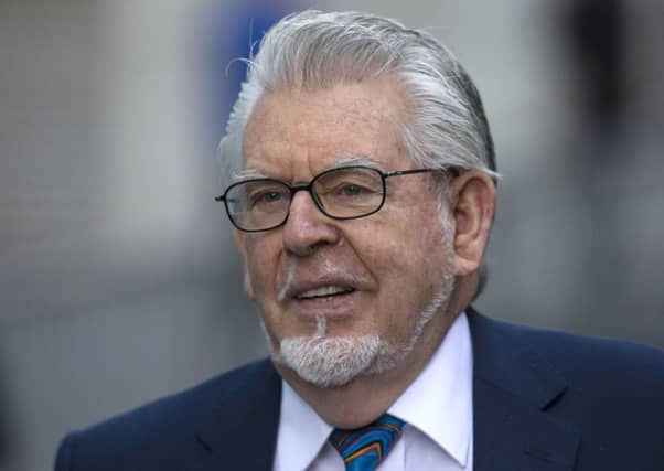 Rolf Harris arrives at Southwark Crown Court where his trial will take place. Picture: Getty