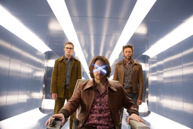 Nicholas Hoult, James McAvoy and Hugh Jackman in X-Men Days of the Future Past. Picture: Contributed