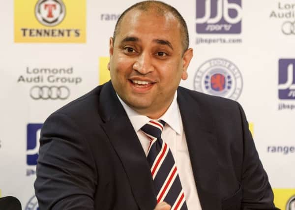Former Rangers commercial director Imran Ahmad. Picture: SNS