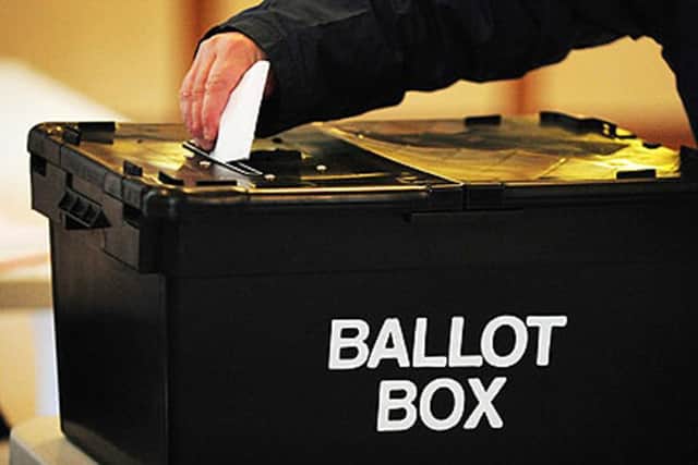 The report says peoples acceptance of risk is highly predictive of voting intention. Picture: PA