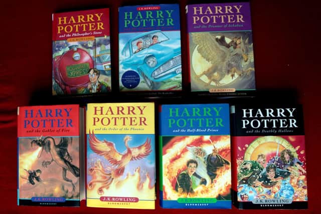 A complete set of first edition Harry Potter books. Picture: Hemedia