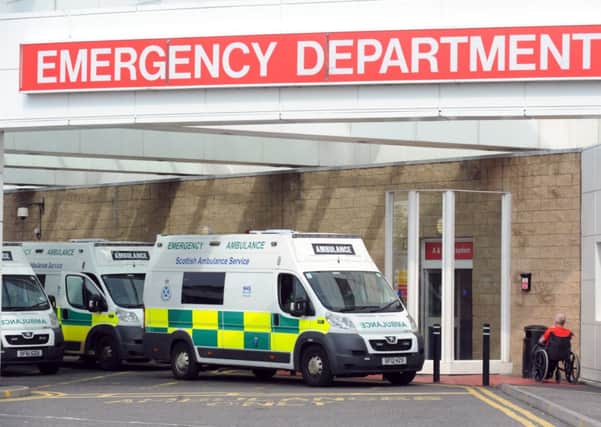Patients in Scottish accident and emergency wards are facing longer waiting times. Picture: Jane Barlow