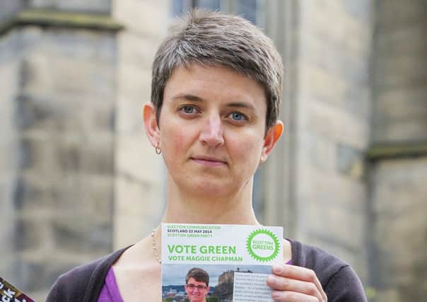 Green Party candidate Maggie Chapman. Picture: Malcolm McCurrach