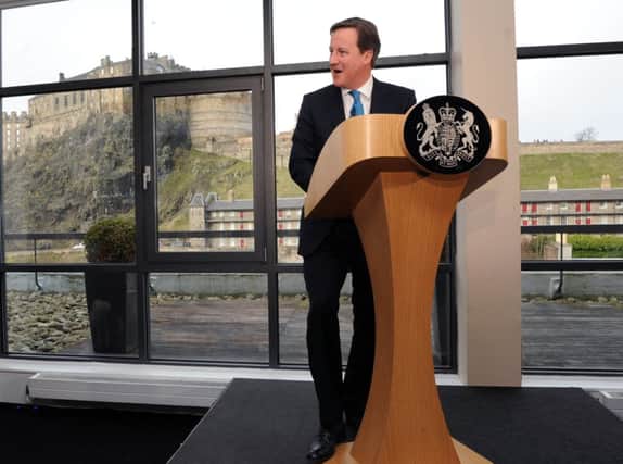 David Cameron.  Picture:  Ian Rutherford
