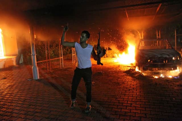 Four Americans died in the attack on the Benghazi compound. Picture: Getty Images