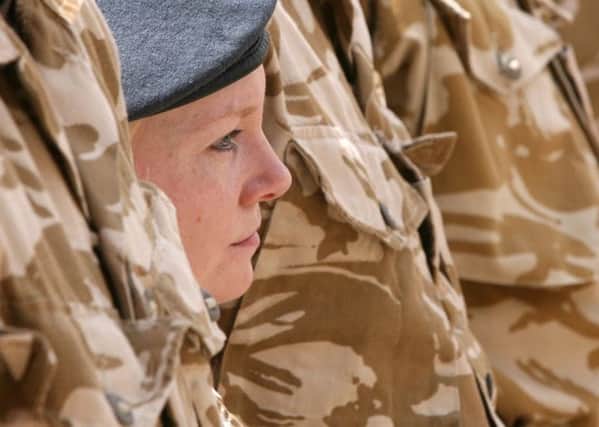 Female soldiers would be able to fight anywhere their male colleagues could. Picture: PA