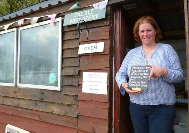 Flora Corbett believes honesty is the best policy at her isolated shop on Mull. Picture: Moira Kerr