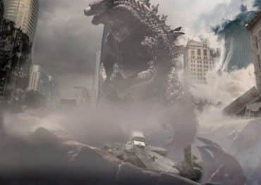 A still from teh Gareth Edwards-directed Godzilla. Picture: Contributed