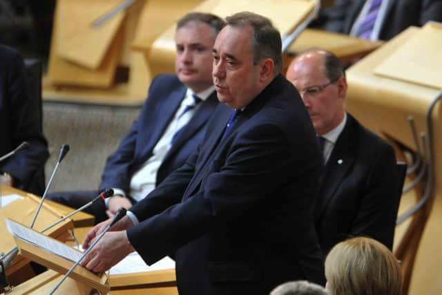 Scotland's First Minister Alex Salmond
