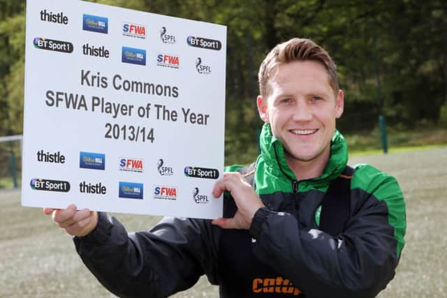 Kris Commons form for Celtic has earned him plaudits from the media.  Picture: Rob Casey
