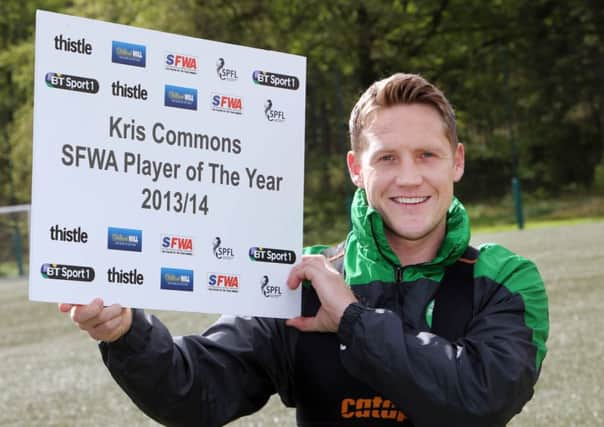 Kris Commons form for Celtic has earned him plaudits from the media.  Picture: Rob Casey