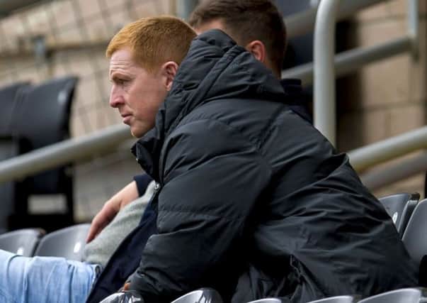 Neil Lennon, pictured watching Celtic Under-20s yesterday.  Picture: SNS