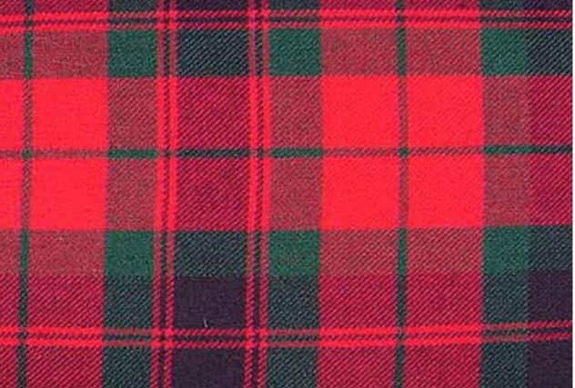The modern Fraser tartan. Picture: Contributed