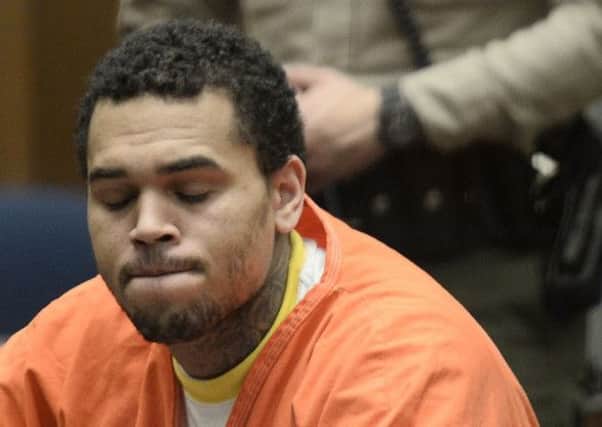 Chris Brown was told to serve 131 days of a one-year sentence. Picture: Getty Images