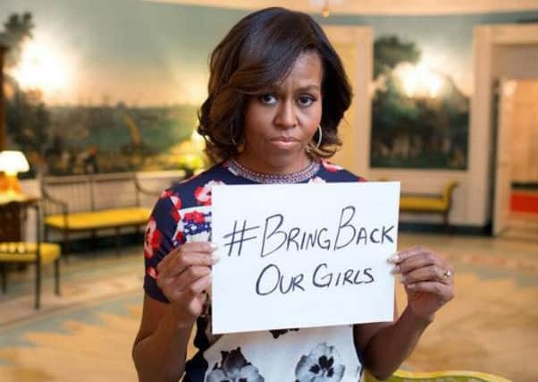 Michelle Obama shows her support. Picture: Contributed