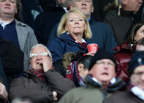 Hearts chairwoman Ann Budge. Picture: PA