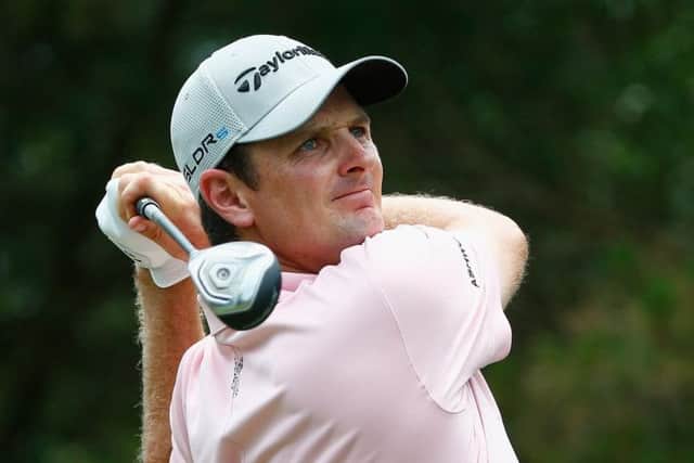 Justin Rose: Unsure if ball moved. Picture: Getty