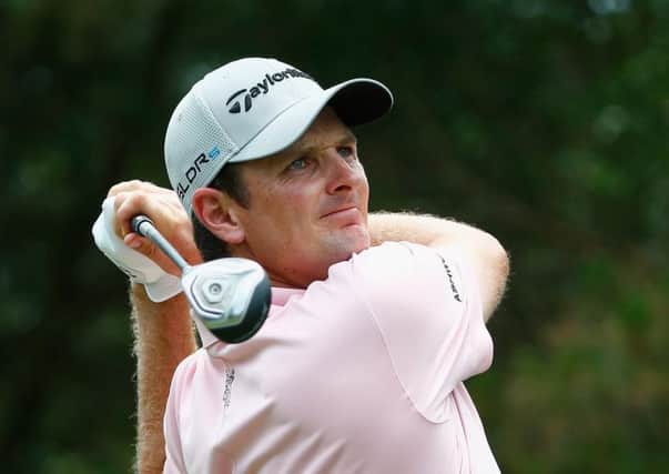 Justin Rose: Unsure if ball moved. Picture: Getty