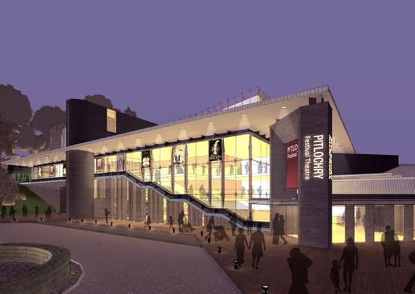 A computer-generated image of how Pitlochry Festival Theatre will look