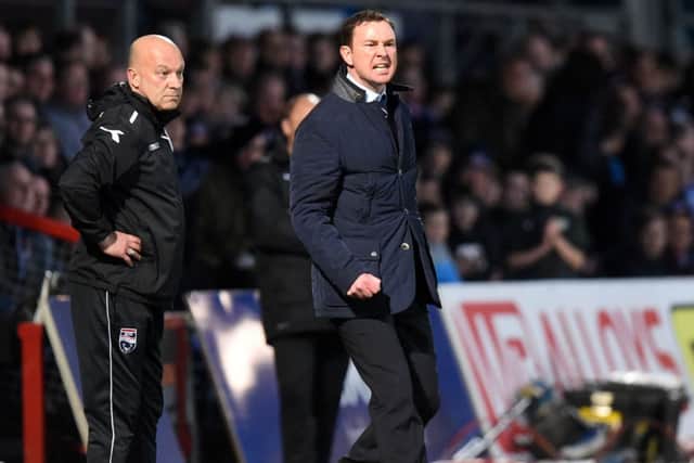 Neale Cooper, left, with Derek Adams. Picture: SNS