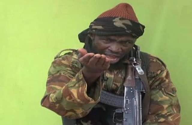 A video released by Boko Haram shows a man claiming to be the leader. Picture: AFP