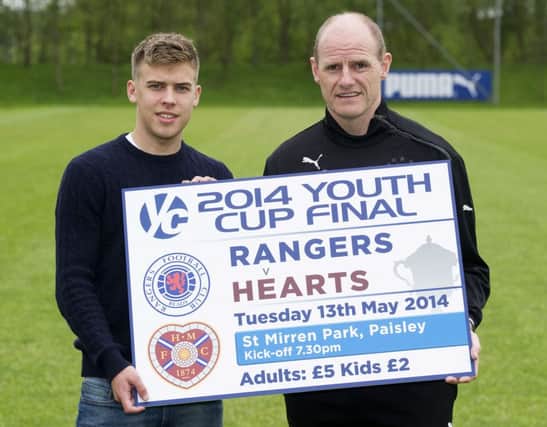Rangers U20 captain Andy Murdoch (left) and Gordon Durie. Picture: SNS