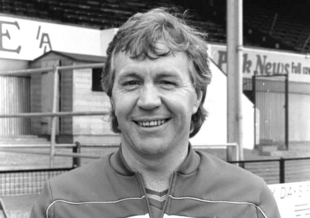 John Blackley, pictured in 1985, when he was manager of Hibernian. Picture: Bill Newton