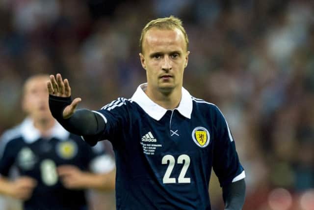 Leigh Griffiths in action for Scotland at Wembley last year. Picture: SNS