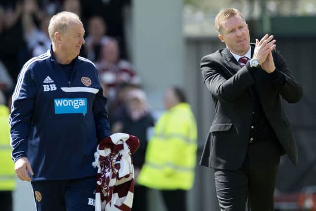 Gary Locke and Billy Brown were axed by Ann Budge. Photograph: SNS
