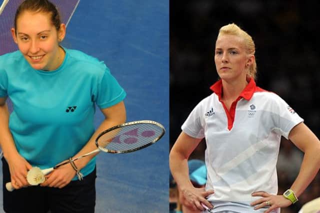 Kirsty Gilmour (left) and Imogen Bankier will play together in the women's doubles in Glasgow. Photographs: Robert Perry, Getty Images