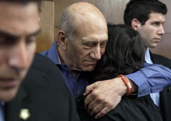 Ehud Olmert was described as being akin to a traitor by the judge. Picture: Reuters